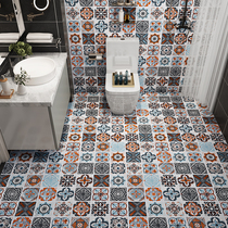 Floor stickers self-adhesive tiles non-slip toilet stickers waterproof cabinets bathroom balcony toilets wear-resistant special thickness
