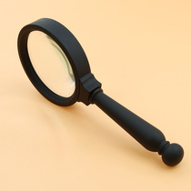 Factory direct 80mm antique plastic frame handheld magnifying glass reading magnifying glass