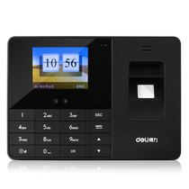 Deli 3763 intelligent face attendance machine New fingerprint brush face recognition punch card machine Facial fingerprint machine Check-in machine