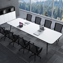 Conference Table Long Table Minimalist Modern Rectangular Large Mini Meeting Table Training Table Strip Office Furniture Table