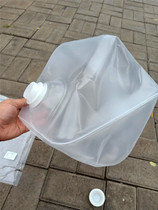 Outdoor class with wild cooking 10 liters folding barrel Soft portable on-board high strength plastic with tap water storage bag