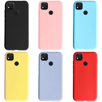 For Xiaomi Redmi 9C Silicone Candy TPU Simple ver Phone Case