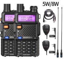 Baofeng BF-UV5R 5W 8WPortable Walkie FM Radio VHF UHF