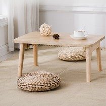 Tatami small table foldable kang table folding home short table sitting area small tea table Japanese style floating window small table