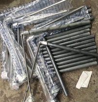 Die casting machine accessories cold chamber L-type graphite crucible temperature measuring rod aluminum alloy silicon carbide rod silicon carbide protective sleeve wholesale