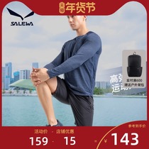 SALEWA SALEWA quick clothes T-shirt long sleeve Men Outdoor Fitness running base shirt hiking sports T-shirt