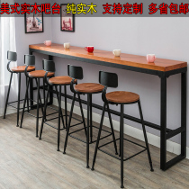 table de bar longue