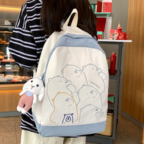 Schoolbag female junior high school students high school students male ins Japanese large capacity tide cool 2021 New