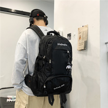 Mega-Capacity Outdoor Sports Backpack Men Fashion Tide Card University Students Double Shoulder Bag 17 Inch Computer Travel Bag Women