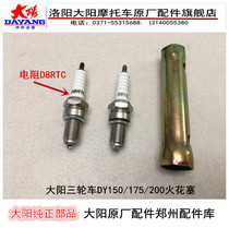 Dayang Grand Yun Luojia Futian tricycle motorcycle DY150 175 200 spark plug fire nozzle D8