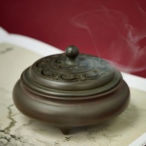Pure copper incense burner home vintage sandalwood stove incense incense burner antique tea ceremony aromatherapy aromatherapy stove line incense plug