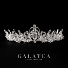 Galan crown headdress 2020 new Bride Wedding Princess Birthday zircon crown adult Korean wedding dress accessories