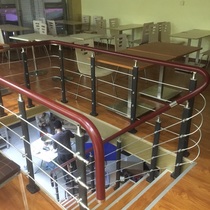 Stair handrail guardrail home Villa platform attic railing PVC handrail simple Net red balcony guardrail fence