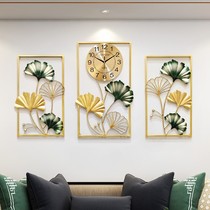 Watch New Chinese Style Decoration Hanging Bell Living Room Home Fashion Background Wall Wall-mounted Pendant China Wind Wall-mounted Wall Clock