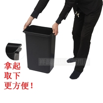 Thickened tableware collection bucket dining car waste slag barrel collection Car big and small barrel hotel restaurant trolley trash can
