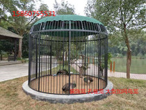 Wrought iron extra-large net Birdcage Parrot bird cage outdoor large large giant bird cage decoration peacock raising bird cage