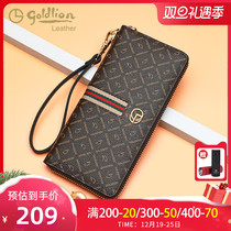 Gold Lilly Wallet Womens Long Zipper Handbag Handbag 2021 New Ladies Print Large Capacity Handbag Thin