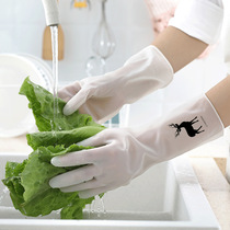 (The value of this thing is very important) Plastic washing gloves kitchen washing pot brush waterproof hand protection bowl artifact