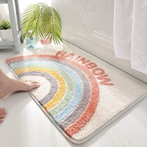 New bathroom absorbent floor mat toilet door non-slip Mat toilet entrance mat bathroom carpet home