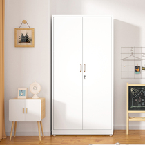Iron wardrobe household simple sliding door large wardrobe steel balcony storage cabinet economical children's lockers