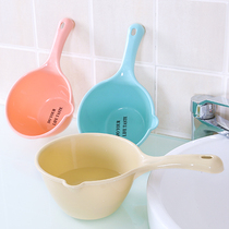 Water scoop rafting special net red portable plastic scoop kitchen household water drift creative bath splashing scoop for children