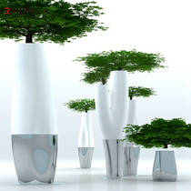 Shopping mall FRP tree branch flower pot personality combination Flower Bowl outdoor hotel style flower stand beautiful Chen ornaments