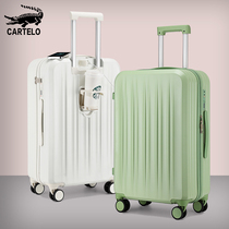2022 new suitcase female small 20-inch trolley case universal wheel 24-inch male student password travel leather case
