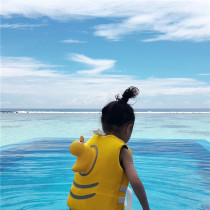 ins children boys and girls ducklings life-saving float vest vest swimsuit children swimming ring