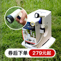 Japan Wai Shan pipe coiler water pipe car storage winch turntable water flower artifact automatic pipe winding rack for agricultural use