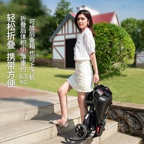 Children with baby slippery baby walking artifact children tricycle infant light folding children two-way high landscape trolley