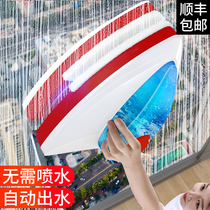 Glass artifact household professional double-sided scrub high-rise outer window housekeeping cleaning cleaning scratch brush tool
