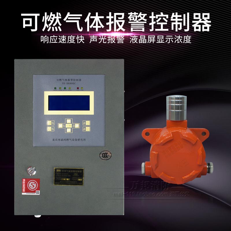 265 38 Industrial Wall Mounted Combustible Gas Detector Fire Gas