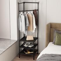 Wall Corner Improvised Cloister Hood Rack Landing floor Bedroom Bedside Locker corner hanging Contained Overnight Clothes Rack