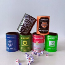 Beam Tide brand hand-cranked dice cup set High-grade sieve cup for bar KTV night scene Custom silencer color cup