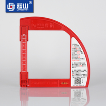 Blue Mountain New Wind Window Ventilator Glass Cutting Template Measuring Horizontal Ruler Caliper Non-standard