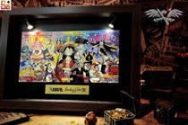 (Scheduled) Sajia model play thousand bird society one piece of King 100 volume comic cover straw hat signature collection Commemorative