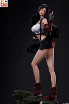 (Scheduled double body can be monthly) Saga play Cat Tail Studio Tifa 1 5 statue model