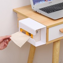 Free punch wall-mount enclosure wall chou zhi he bedroom kitchen living room dining room home tissue-wall-mounted storage box