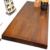 Customized conference desk desk computer desk iron coffee table custom-made one-character board large board table bay window bar loose solid wood