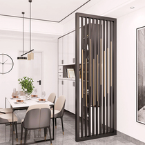 Luxury stainless steel modern simple sink screen partition living room iron home decoration Nordic hollow porch