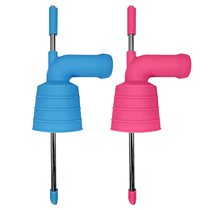 1PC Beer Snorkel Straw Beer Bong Funnel Slammer Double Snork