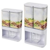 New Kitchen Rice Dispenser Wall Mounted Grains Storage Bin T
