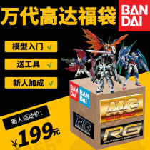 Bandai gundam lucky bag MG RG HG assembly model new gift package to send boyfriend to send classmates birthday gift blind box