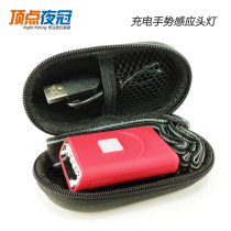 Beijing apex night crown head wearing clip cap waving induction headlight smart USB charging red bait lamp night fishing lamp