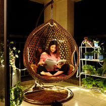 Buy in advance link balcony hanging chair adult home rocking chair indoor double hanging basket Birds Nest outdoor swing