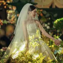 Big stomach Alice with the same veil bride handmade custom