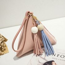 (send a fragrant bag) 2022 new wallet bag female student Han version lady large capacity zero money bag hands with handbag