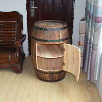 Shipping door wine barrel storage wine cabinet solid wood wine oak barrel props wooden barrel winery decoration barrel storage