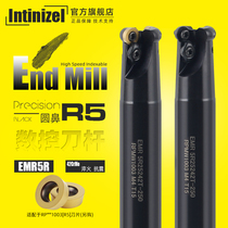 Inzo R5 anti-seismic cutter bar RPMW1003 round nose CNC face milling cutter bar EMR5R round blade square shoulder CNC