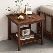 Side room corner small coffee table simple home mini sofa side table side small square table Chinese corner